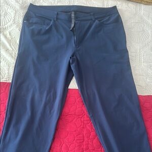 Stylish, Super Comfortable Blue ABC Pants (38”x 36”) by Lululemon